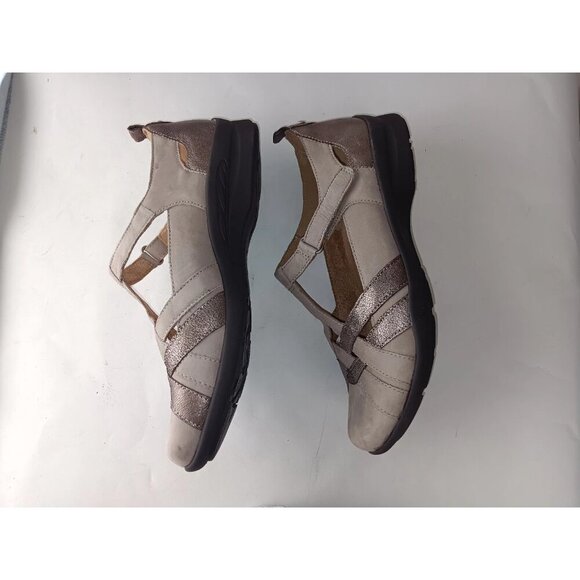 Earth Ocelot Taupe Adjustable Strap T-Strap Size 11 Cross Shoes Womens Mary Jane - Picture 7 of 12